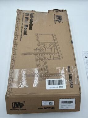 Mounting Dream Full-Motion TV Wall Mount 32-65 inch MD2380 Black